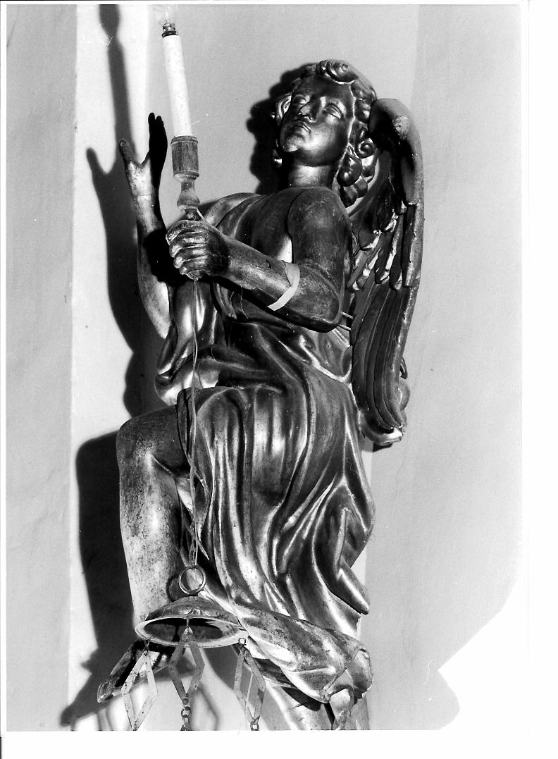 candelabro - a statuetta, coppia - bottega marchigiana (sec. XVIII)