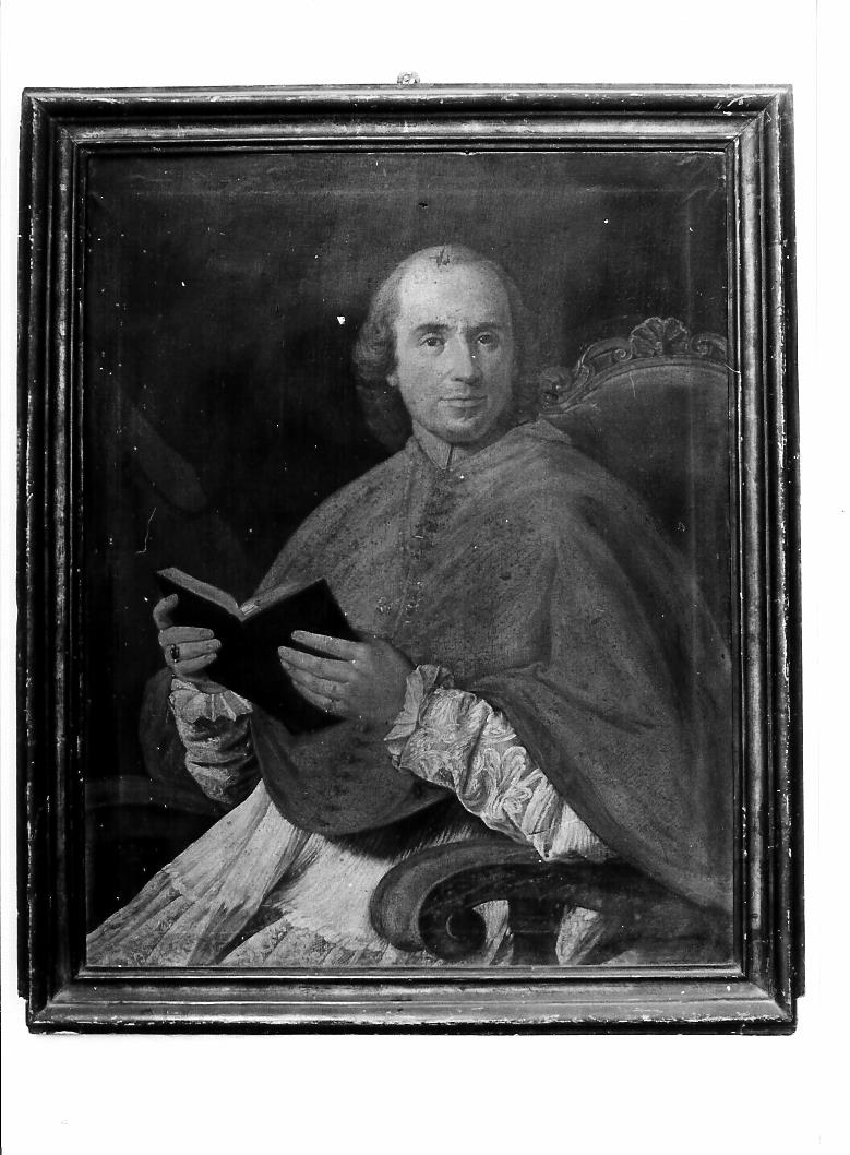 ritratto di ecclesiastico (dipinto) di Ceccarini Giuseppe (cerchia) (seconda metà sec. XVIII)