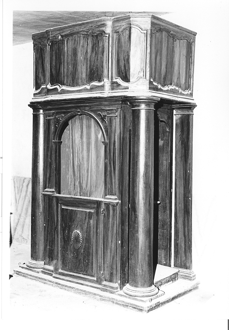 confessionale - bottega marchigiana (seconda metà sec. XIX)