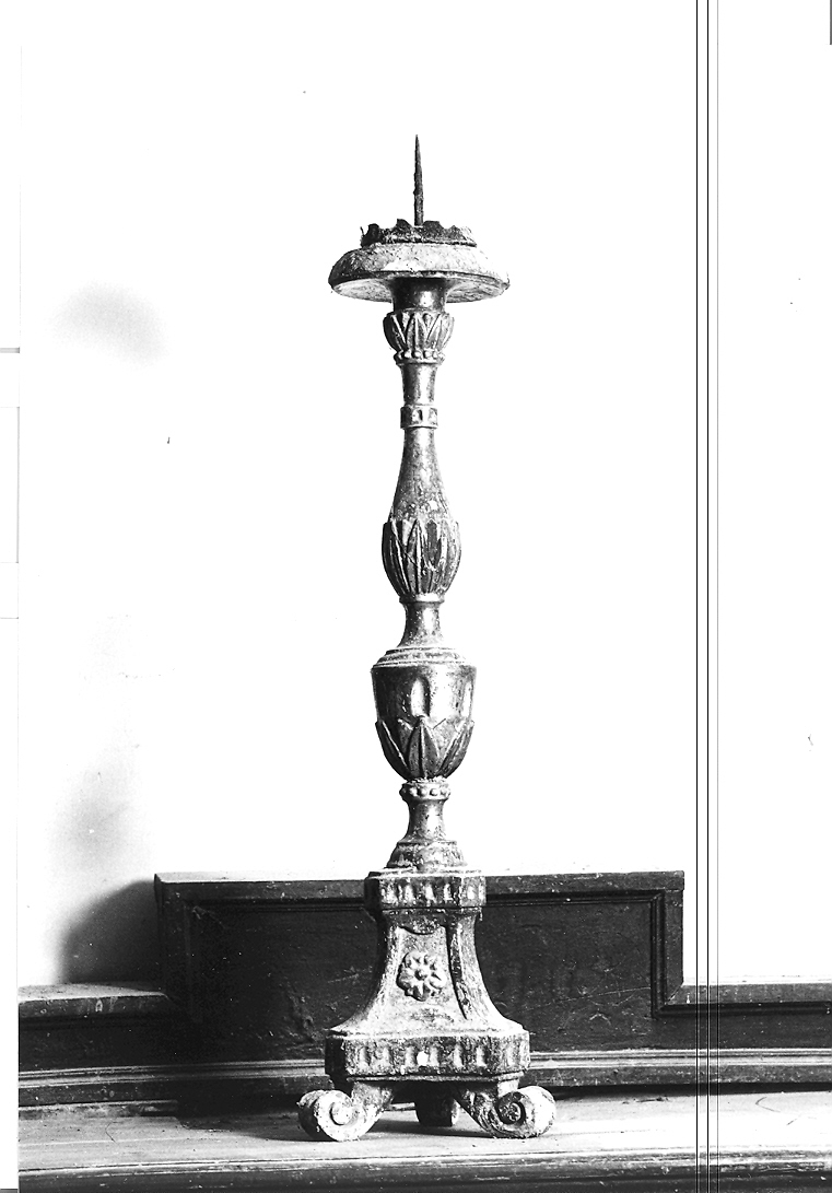 candelabro, coppia - bottega marchigiana (prima metà sec. XIX)