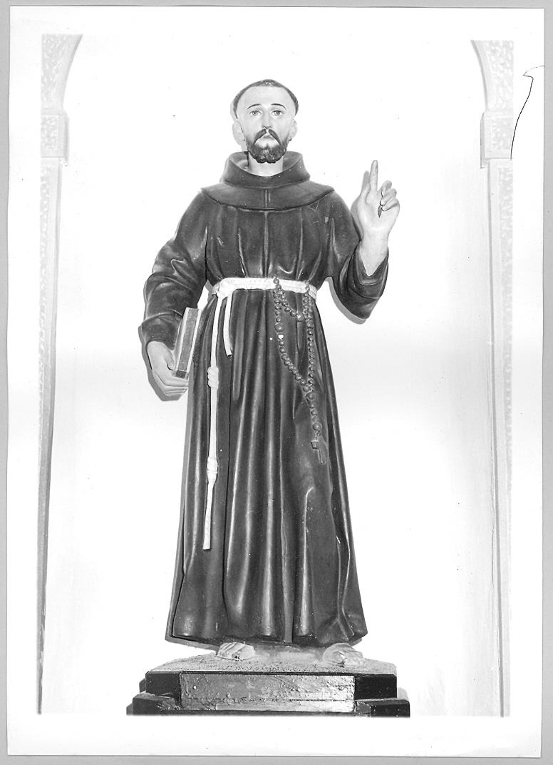 San Francesco d'Assisi (statua) - bottega marchigiana (prima metà sec. XX)