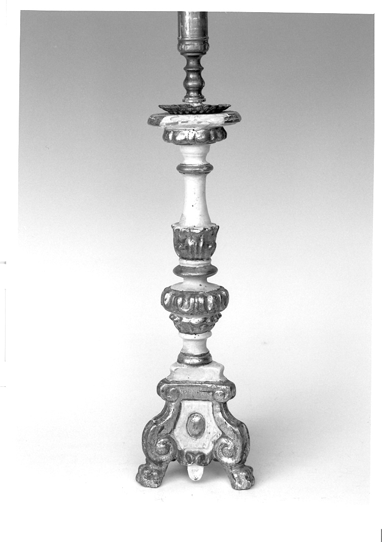 candelabro, coppia - bottega marchigiana (fine sec. XVIII)