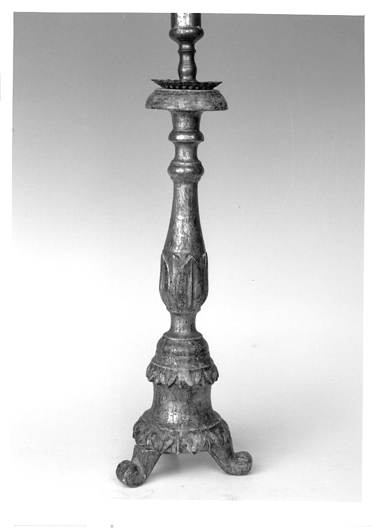 candelabro, coppia - bottega marchigiana (sec. XIX)