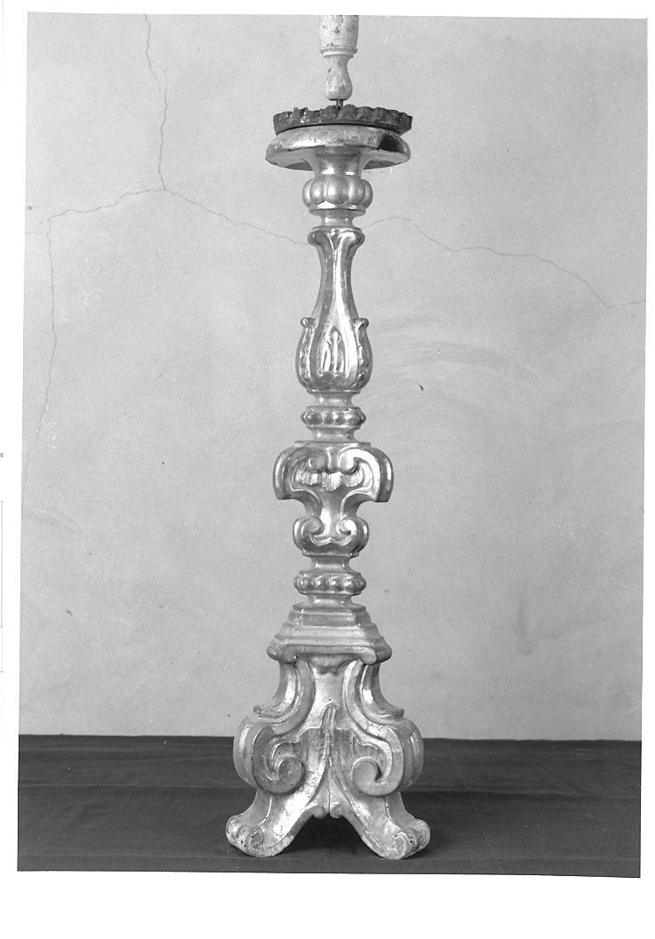 candelabro, coppia - bottega marchigiana (fine sec. XVIII)