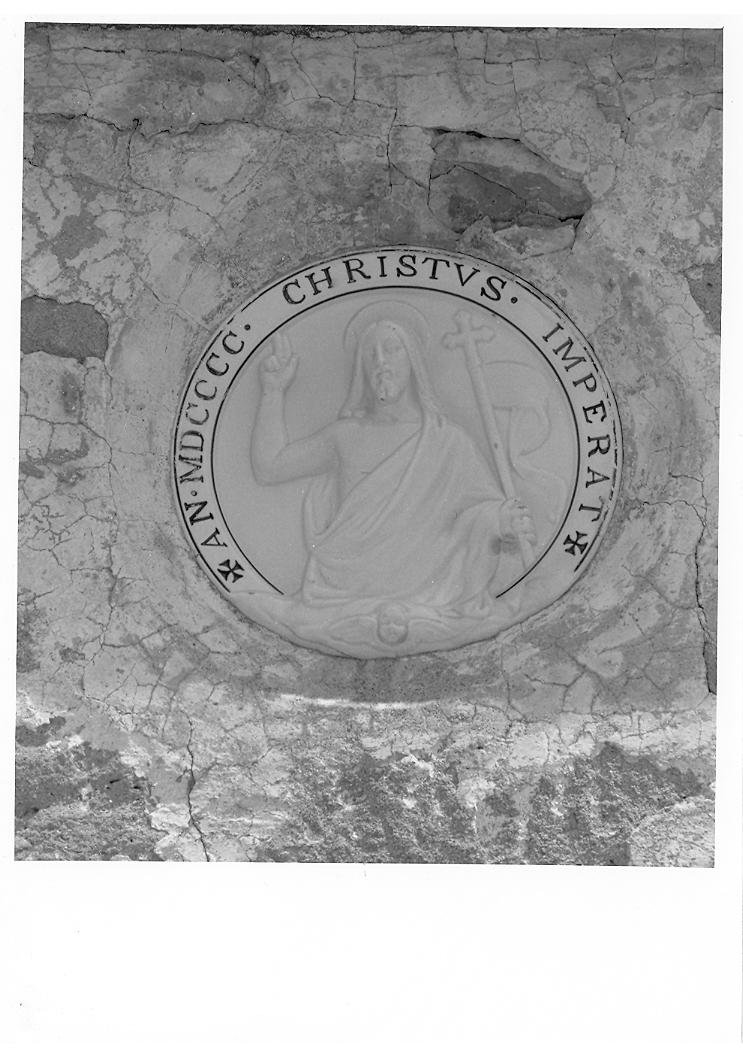 Cristo benedicente (rilievo) - bottega marchigiana (sec. XX)