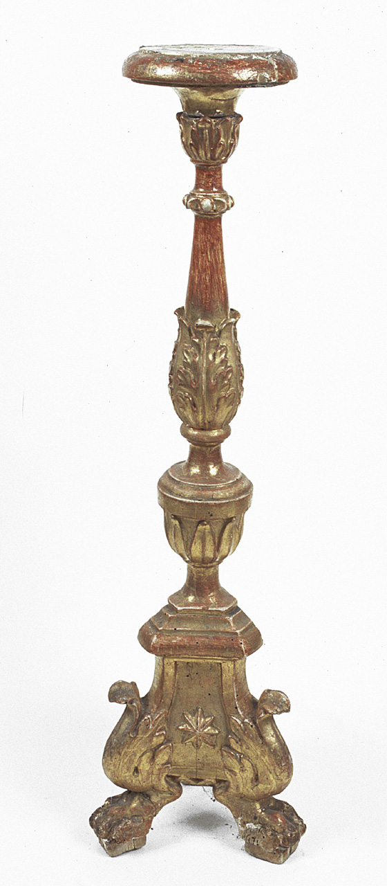 candelabro, serie - bottega pesarese (sec. XIX)