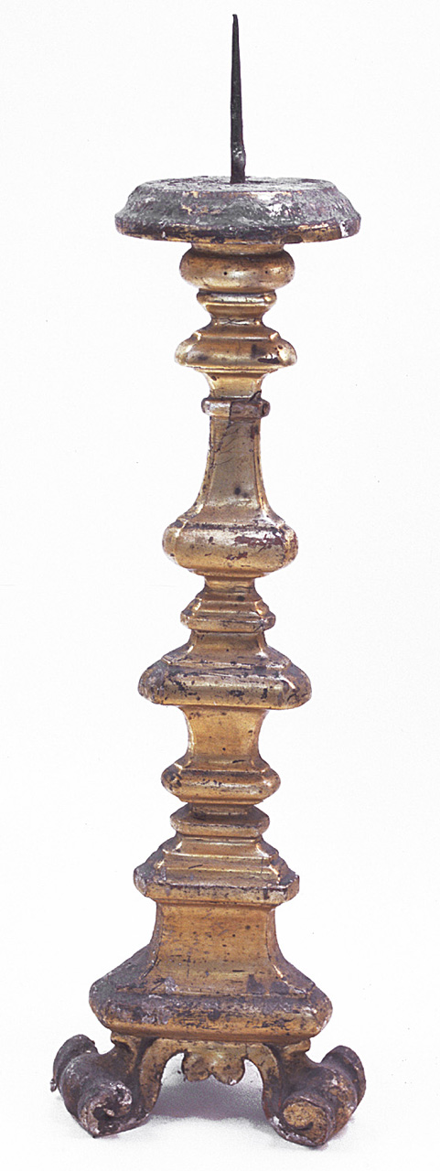 candelabro, coppia - bottega marchigiana (sec. XVIII)