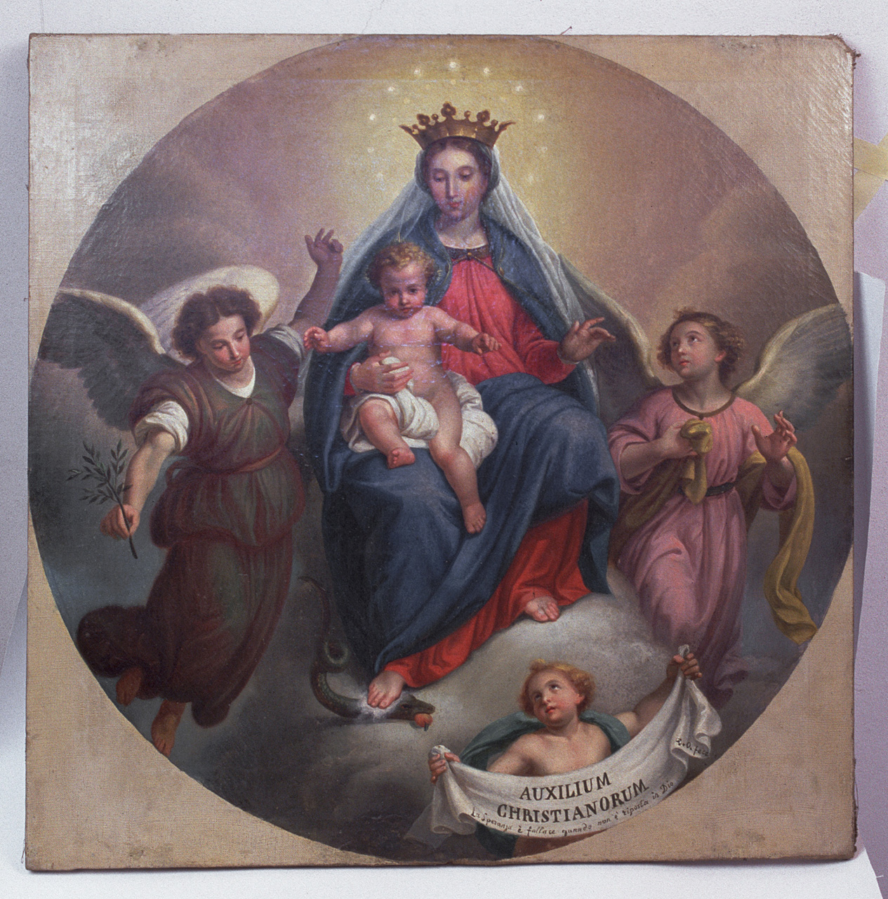 Madonna aiuto dei cristiani, Madonna Immacolata (dipinto) - ambito italiano (fine sec. XIX)