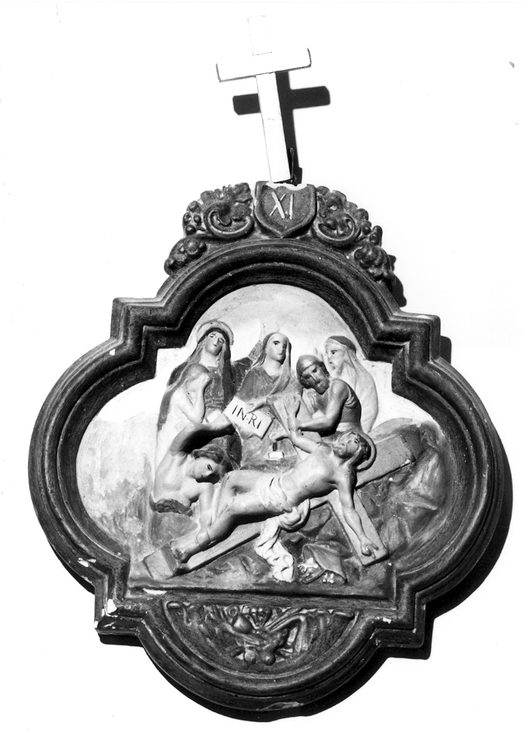 stazioni della via crucis (rilievo, ciclo) - bottega marchigiana (prima metà sec. XX)