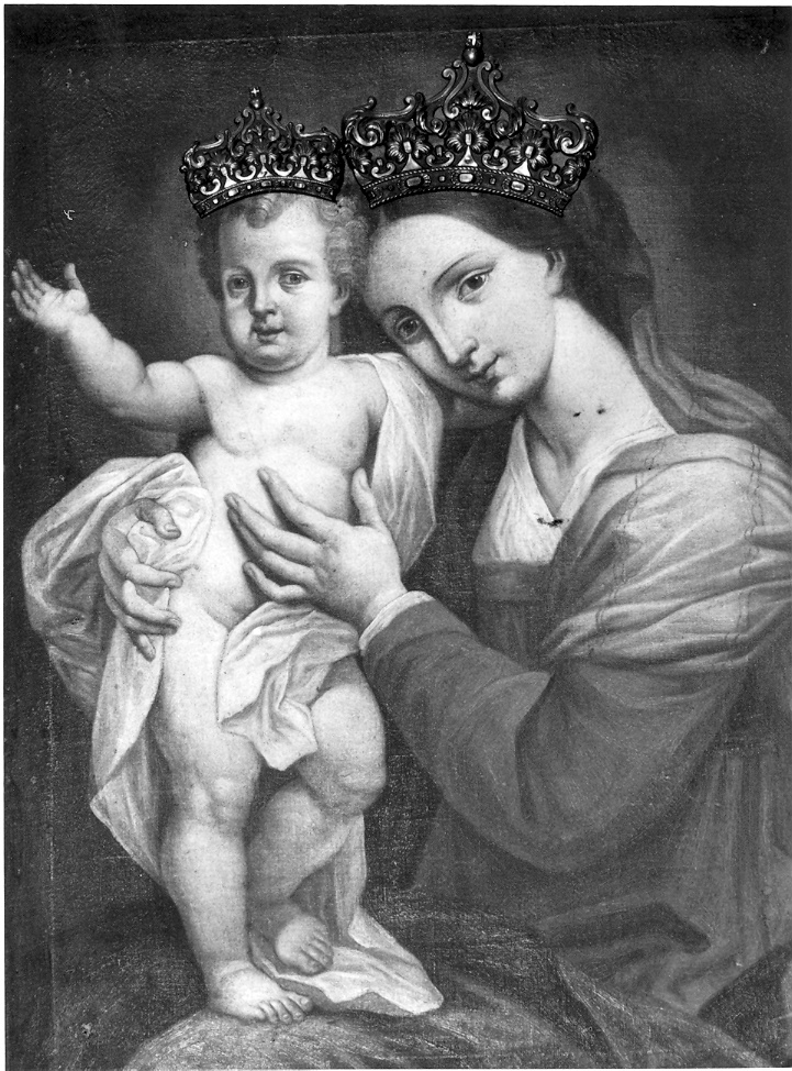 Mater Misericordiae, Madonna con Bambino (dipinto) - ambito marchigiano (sec. XVIII)