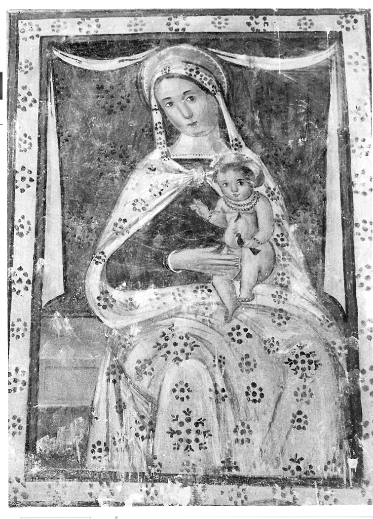 Madonna in trono con Bambino (dipinto) - ambito marchigiano (primo quarto sec. XVI)