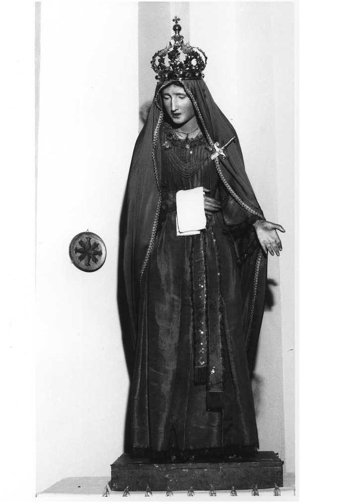 Madonna Addolorata (statua) - ambito marchigiano (sec. XIX)