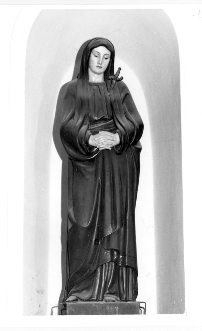 Madonna Addolorata (statua) - manifattura di Ortisei (metà sec. XX)