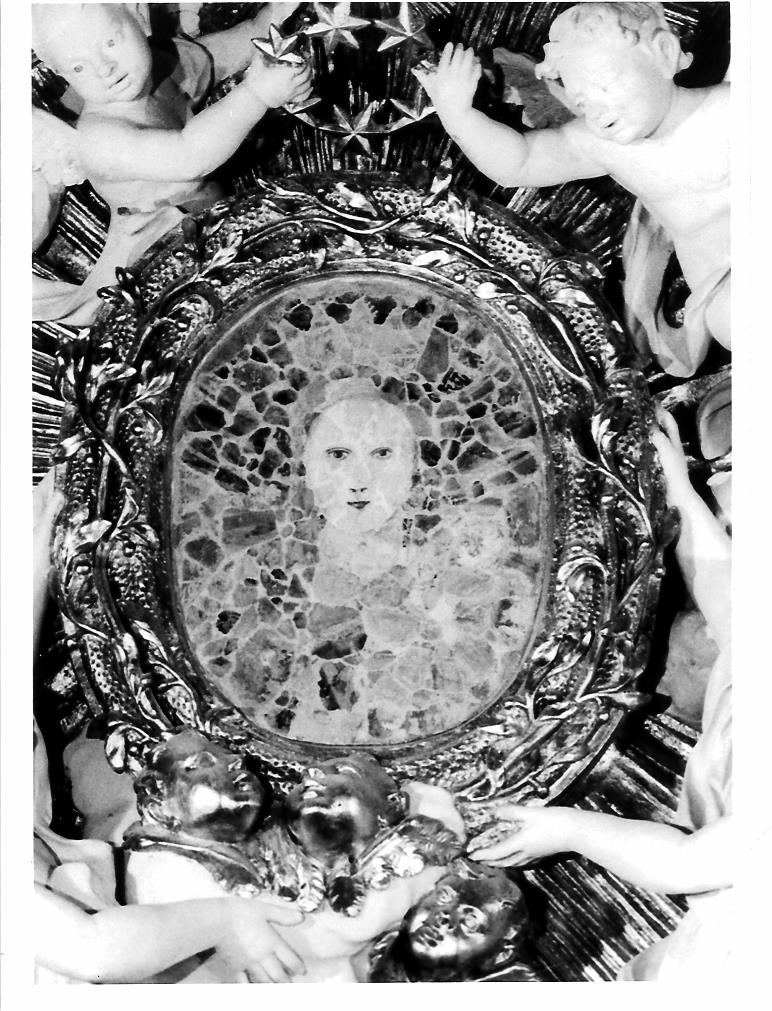 Madonna con Bambino (dipinto, frammento) - ambito marchigiano (fine/inizio secc. XV/ XVI)
