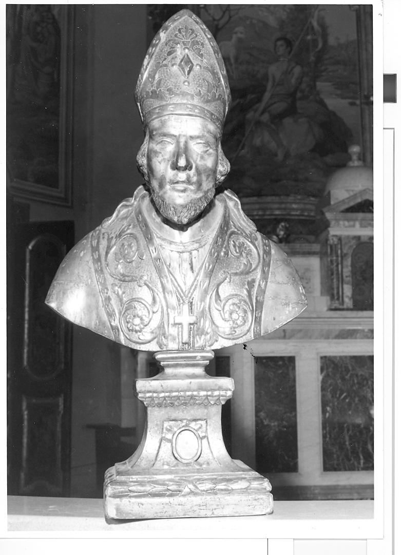 San Nicola (reliquiario - a busto) - manifattura italiana (sec. XVIII)