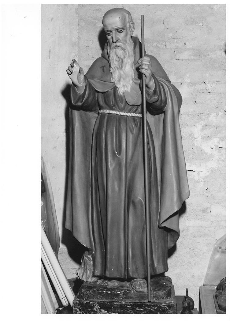 Sant'Antonio Abate (statua) - manifattura italiana (prima metà sec. XX)
