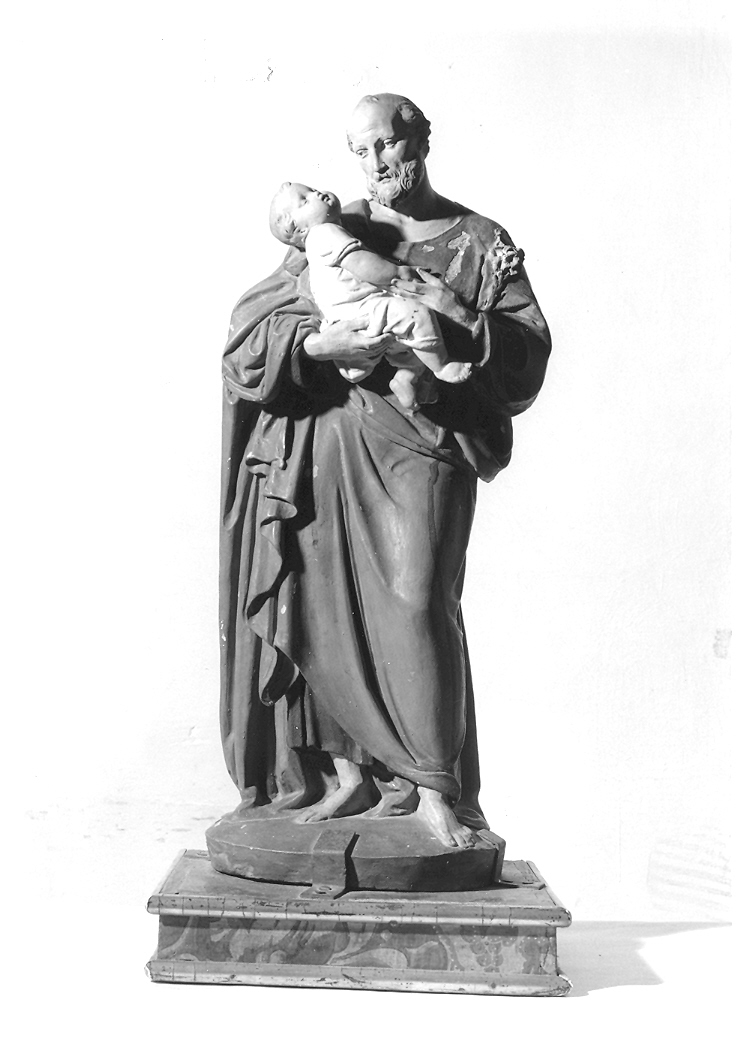 San Giuseppe con Bambino (statua) - manifattura italiana (sec. XIX)