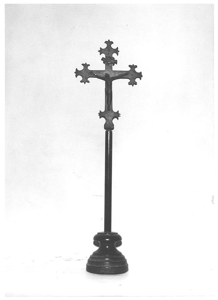 croce da tavolo - manifattura italiana (sec. XIX)