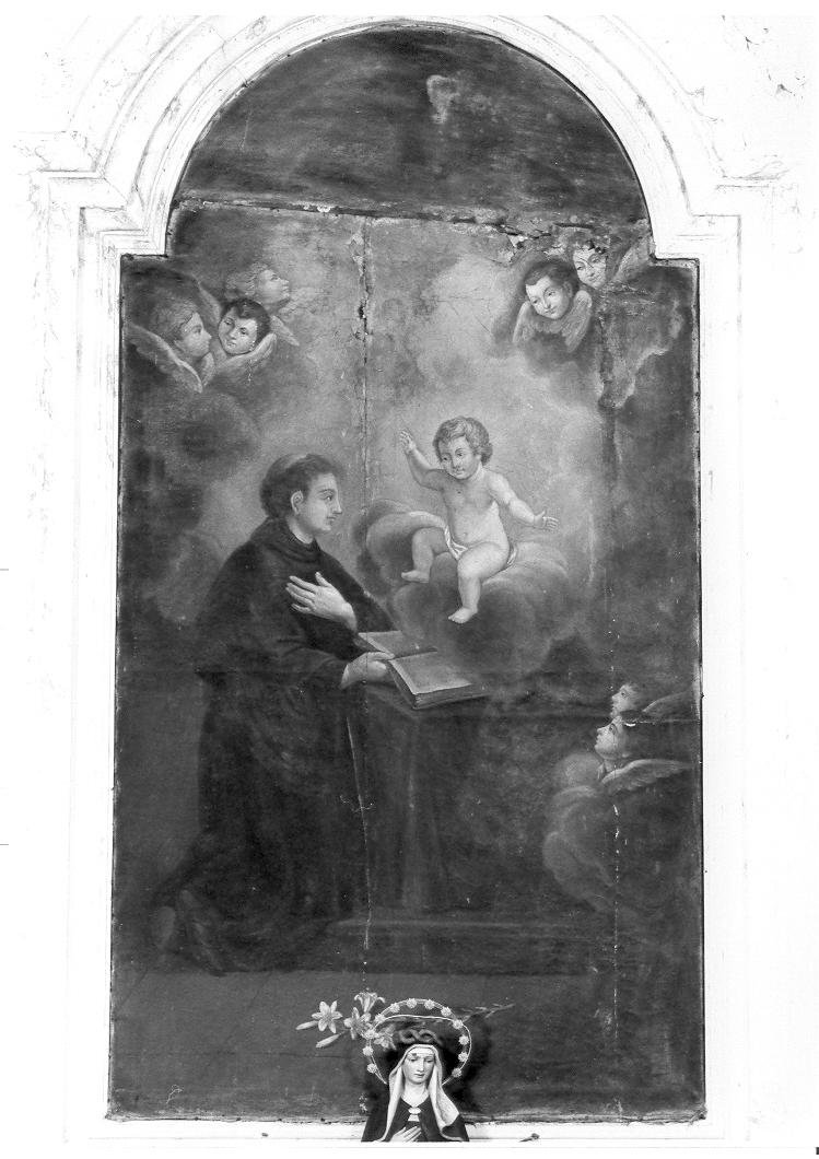 Sant'Antonio da Padova (dipinto) - ambito marchigiano (sec. XVII)