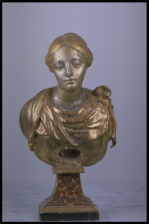 reliquiario - a busto - bottega italiana (sec. XVIII)