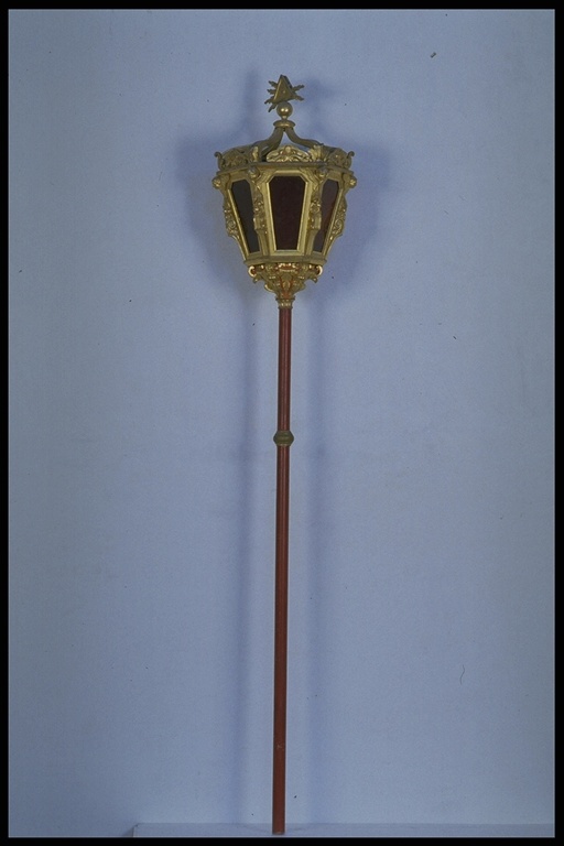 lanterna processionale, serie - produzione marchigiana (prima metà sec. XX)