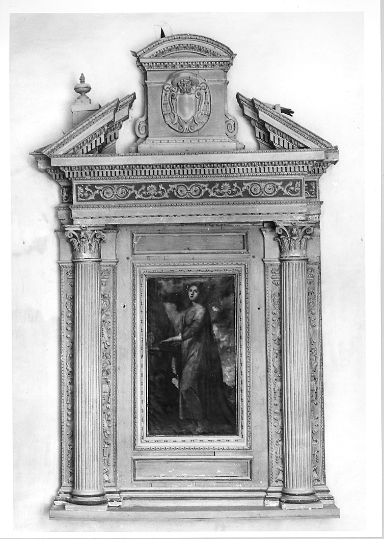 Santa Cecilia (dipinto) di Ridolfi Claudio (prima metà sec. XVII)