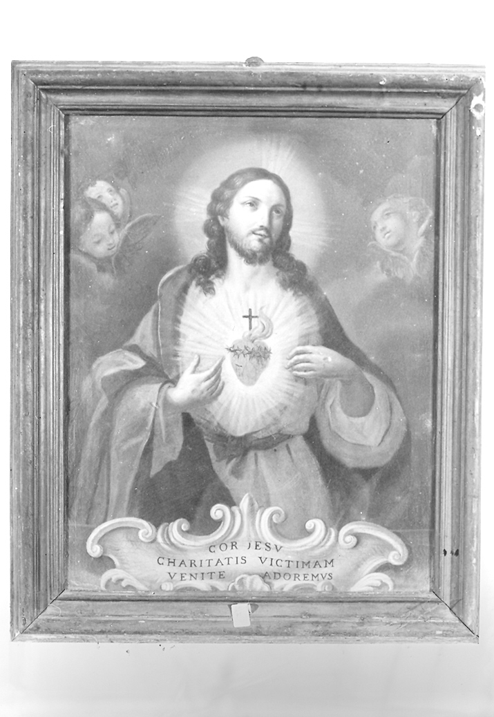 Sacro Cuore di Gesù (dipinto) - ambito marchigiano (fine/inizio secc. XIX/ XX)