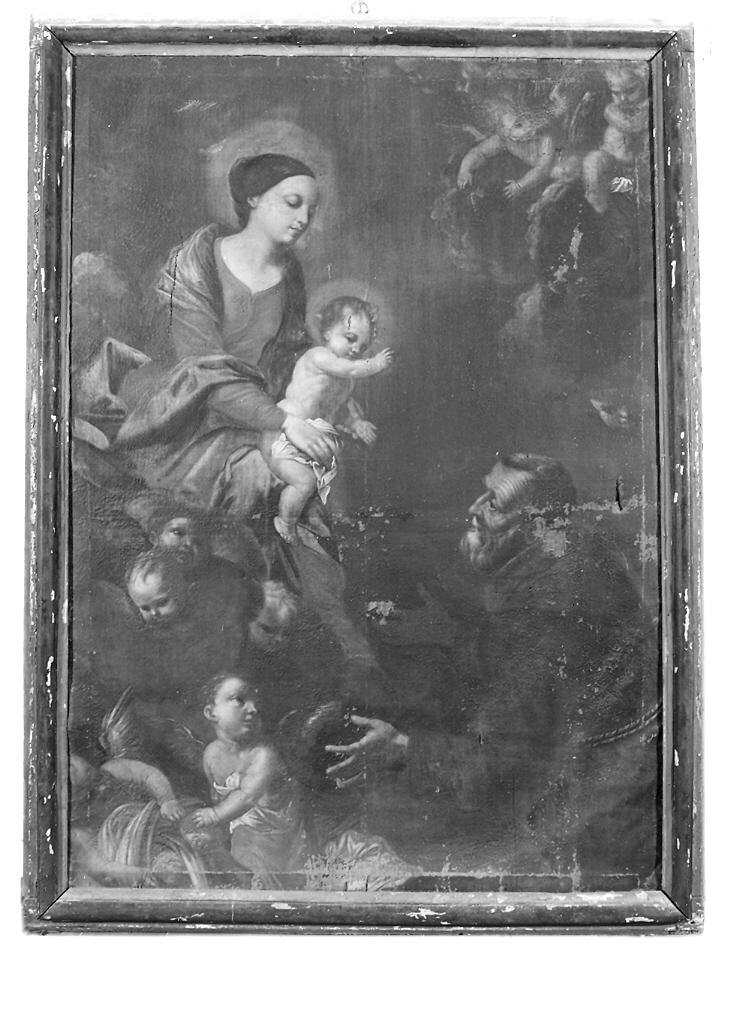 Madonna con Bambino e San Felice da Cantalice (dipinto) - ambito emiliano (sec. XVIII)