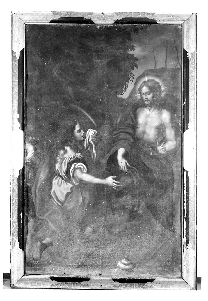 apparizione di Cristo risorto a Santa Maria Maddalena (dipinto) - ambito marchigiano (sec. XVIII)