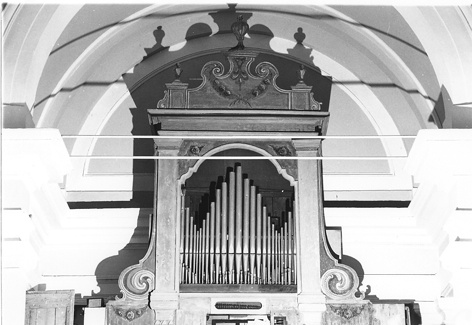cassa d'organo - bottega marchigiana (fine/inizio secc. XVIII/ XIX)
