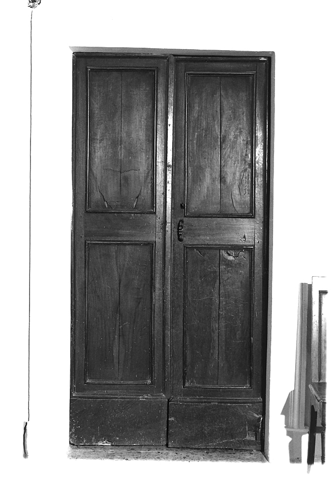 porta, coppia - bottega marchigiana (fine/inizio secc. XVIII/ XIX)
