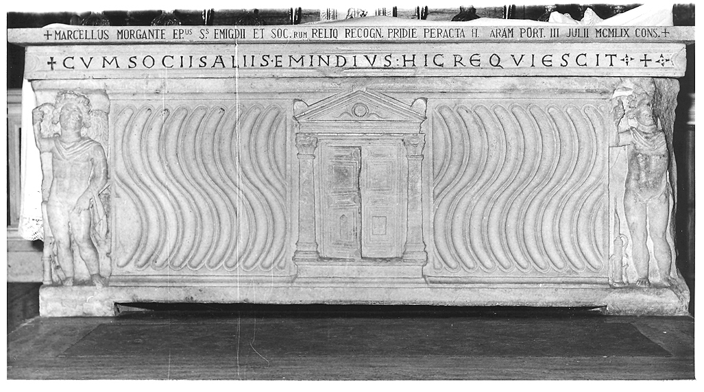 altare a sarcofago - bottega marchigiana (fine/inizio, fine/inizio secc. III/ IV, secc. X/ XI)