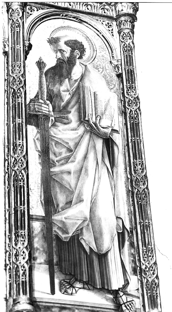 San Paolo (dipinto, elemento d'insieme) di Crivelli Carlo (sec. XV)
