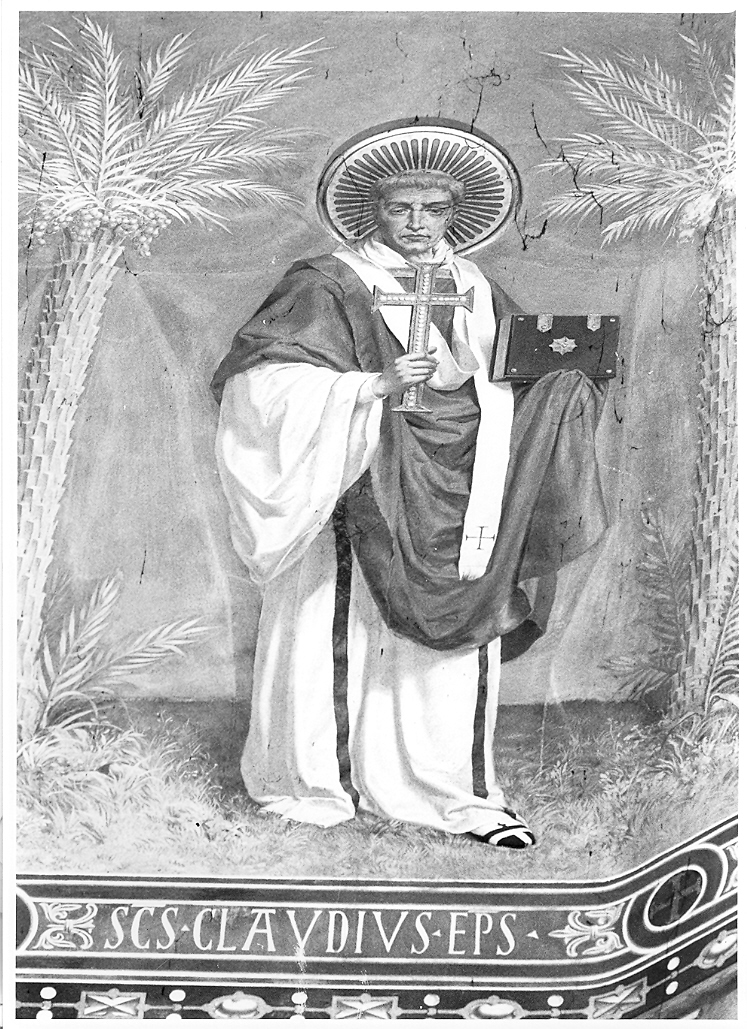 San Claudio Vescovo (dipinto) di Mariani Cesare (sec. XIX)