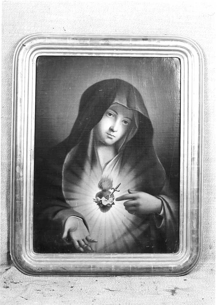 Sacro Cuore di Maria (dipinto) - ambito marchigiano (sec. XIX)