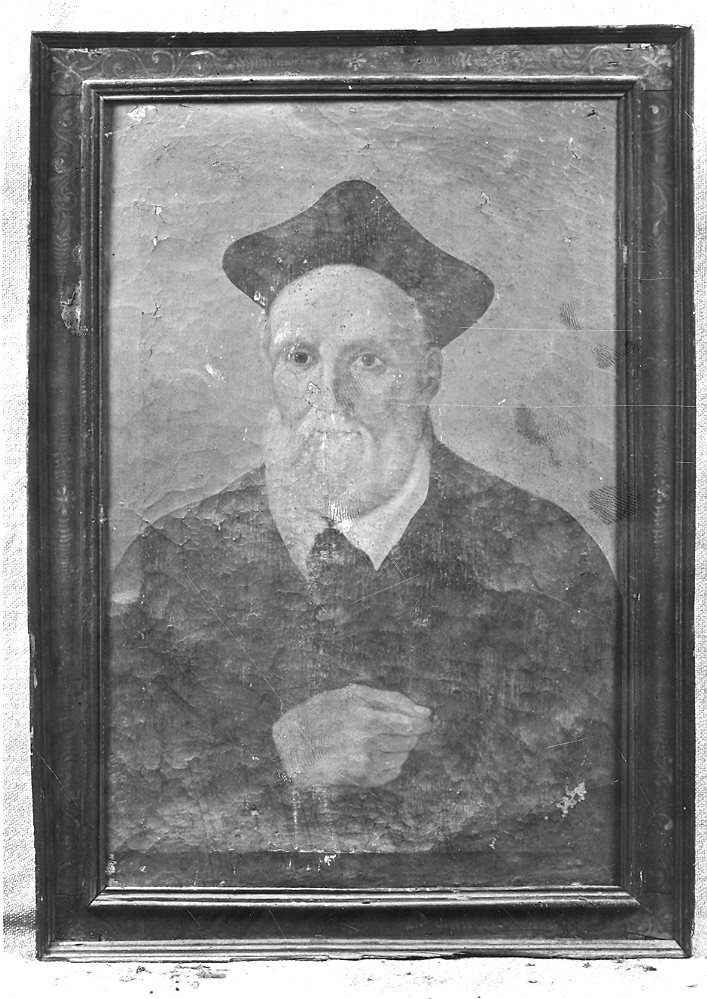 ritratto a mezza figura di prelato (dipinto) - ambito marchigiano (sec. XVIII)
