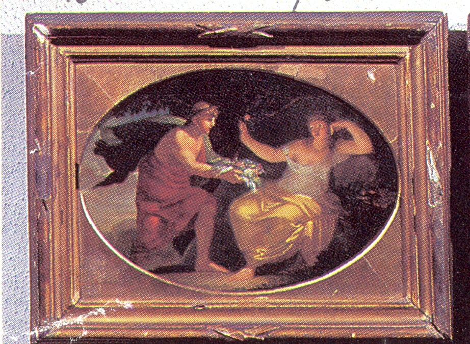 Vertumno e Pomona (dipinto, serie) di Del Frate Domenico (fine/ inizio secc. XVIII/ XIX)