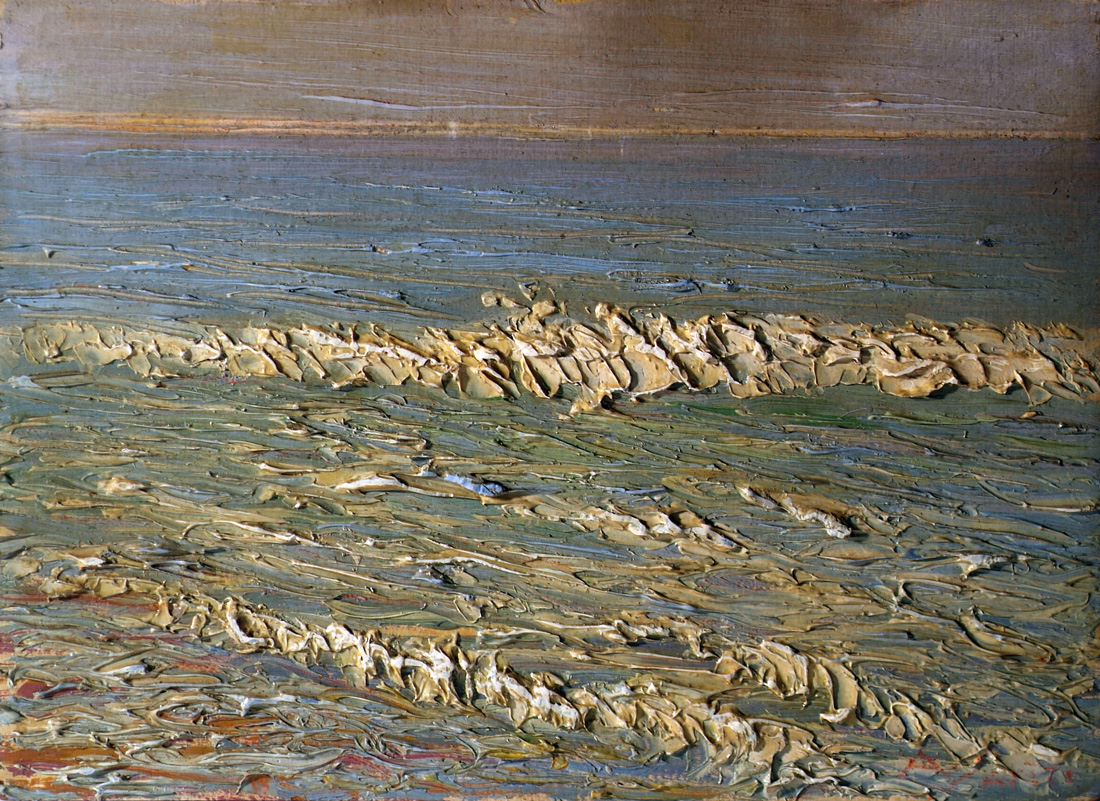 Trapani: il mare, Mare (dipinto) di Santi Archimede (sec. XX)