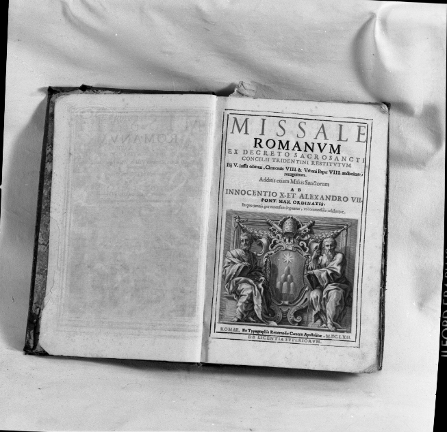 coperta di libro liturgico - bottega romana (sec. XVII)