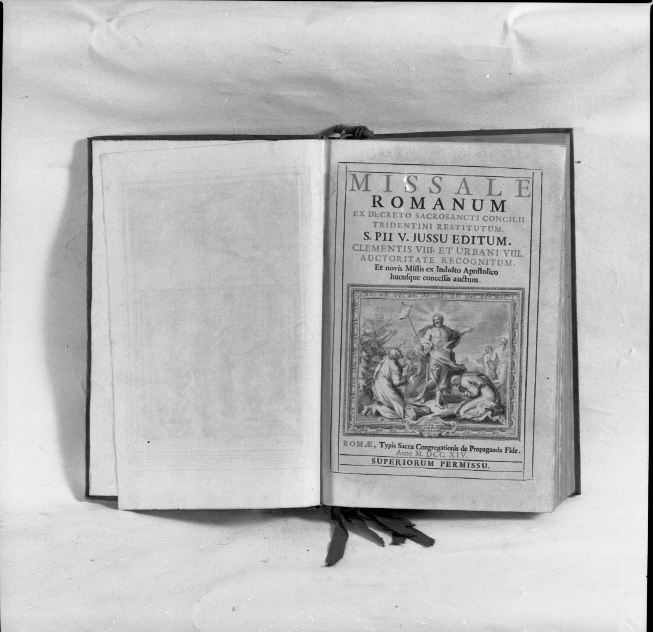 coperta di libro liturgico - bottega romana (sec. XVIII)