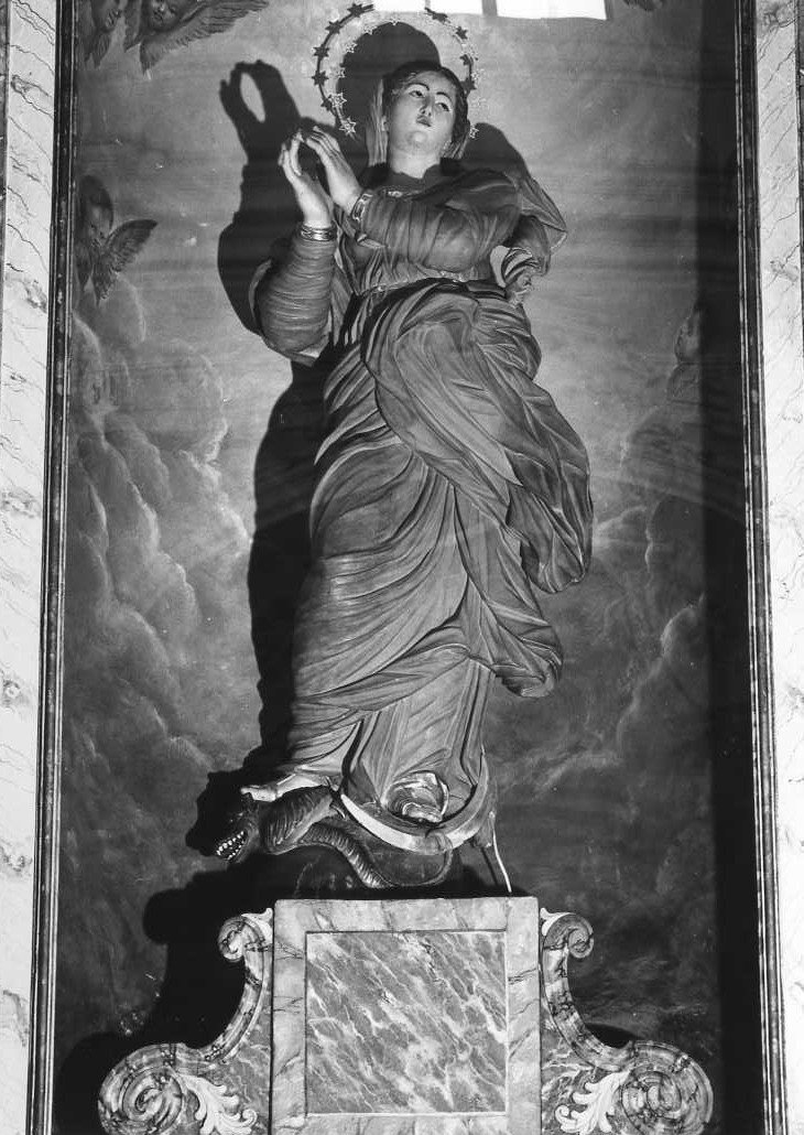 Madonna Immacolata (scultura) - bottega marchigiana (metà sec. XIX)