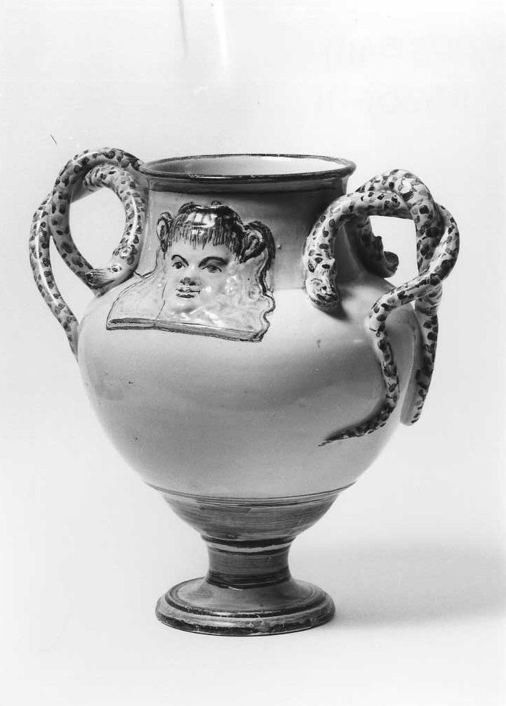 Gorgone (vaso) - bottega di Castelli (sec. XVIII)