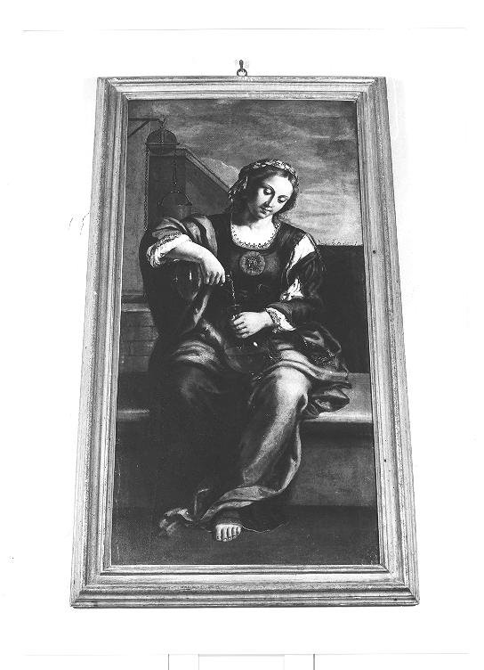 Temperanza (dipinto, elemento d'insieme) di Guerrieri Giovanni Francesco (sec. XVII)