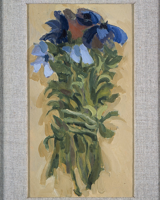 Fiori, mazzo di fiori (dipinto) di Rossoni Duilio (sec. XX)