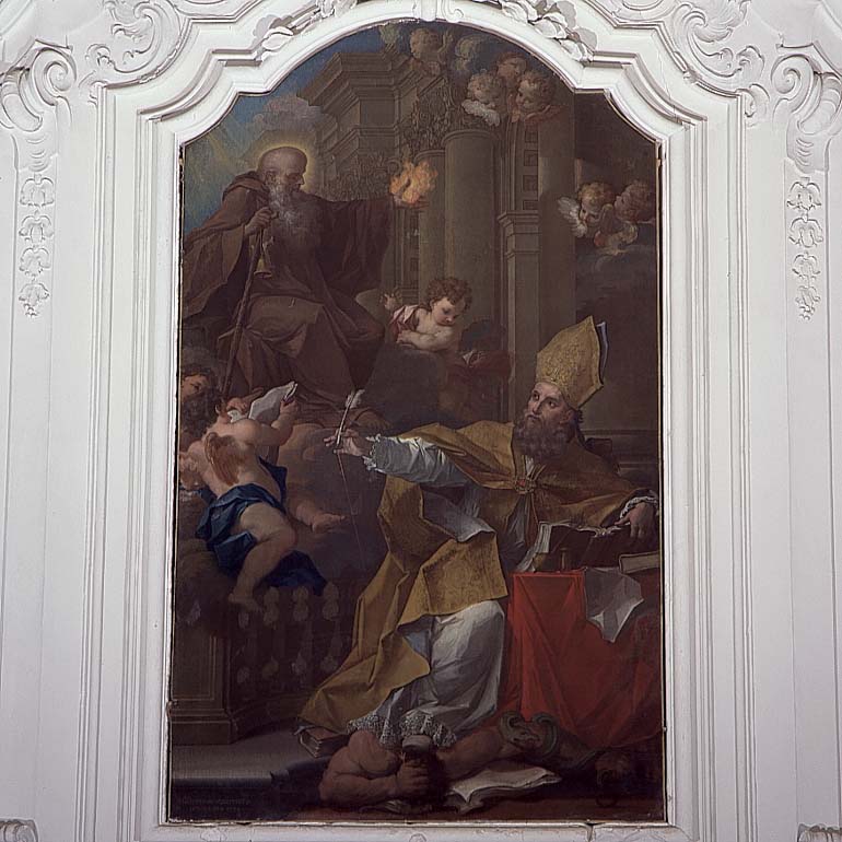 Sant'Antonio e Sant'Agostino (dipinto) di De Comitibus Filippo (sec. XVIII)