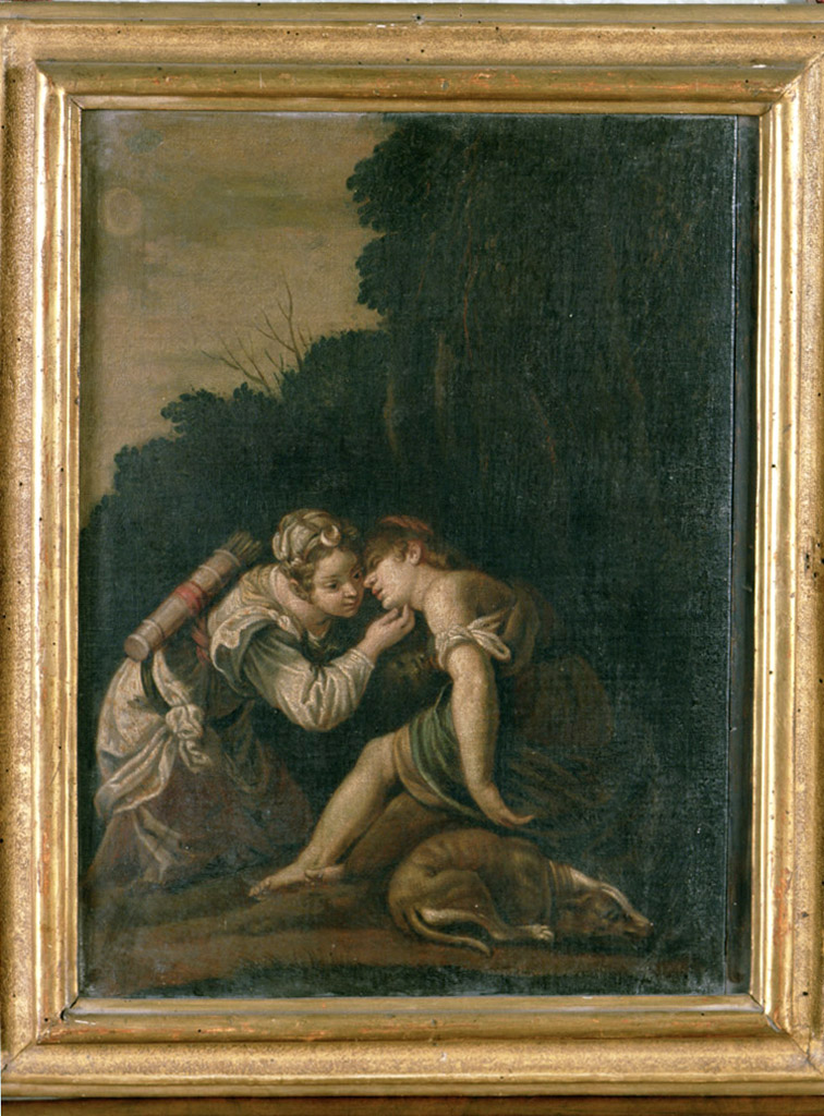 Diana ed Endimione (dipinto) - ambito emiliano (seconda metà sec. XVII)