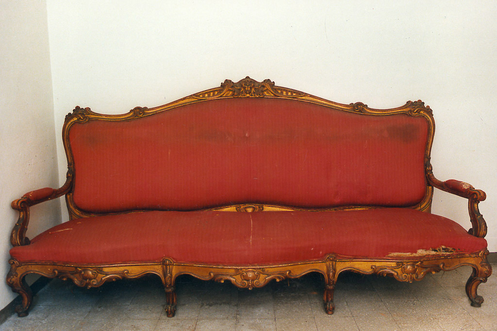 divano, serie - bottega marchigiana (metà sec. XIX)