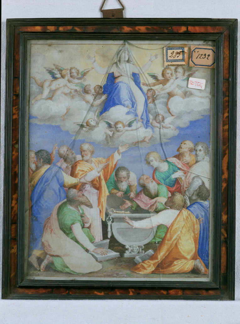 Madonna Assunta e apostoli (dipinto) - ambito emiliano (prima metà sec. XIX)