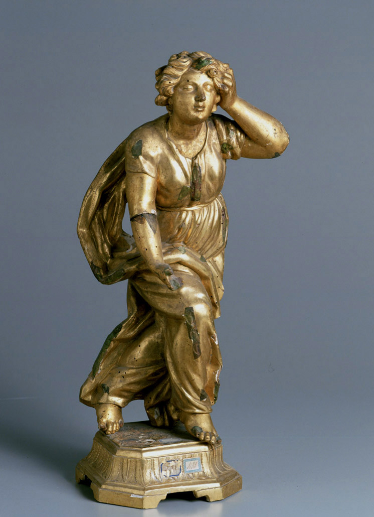 angelo (statuetta) - ambito marchigiano (seconda metà, fine sec. XVII, sec. XVII)
