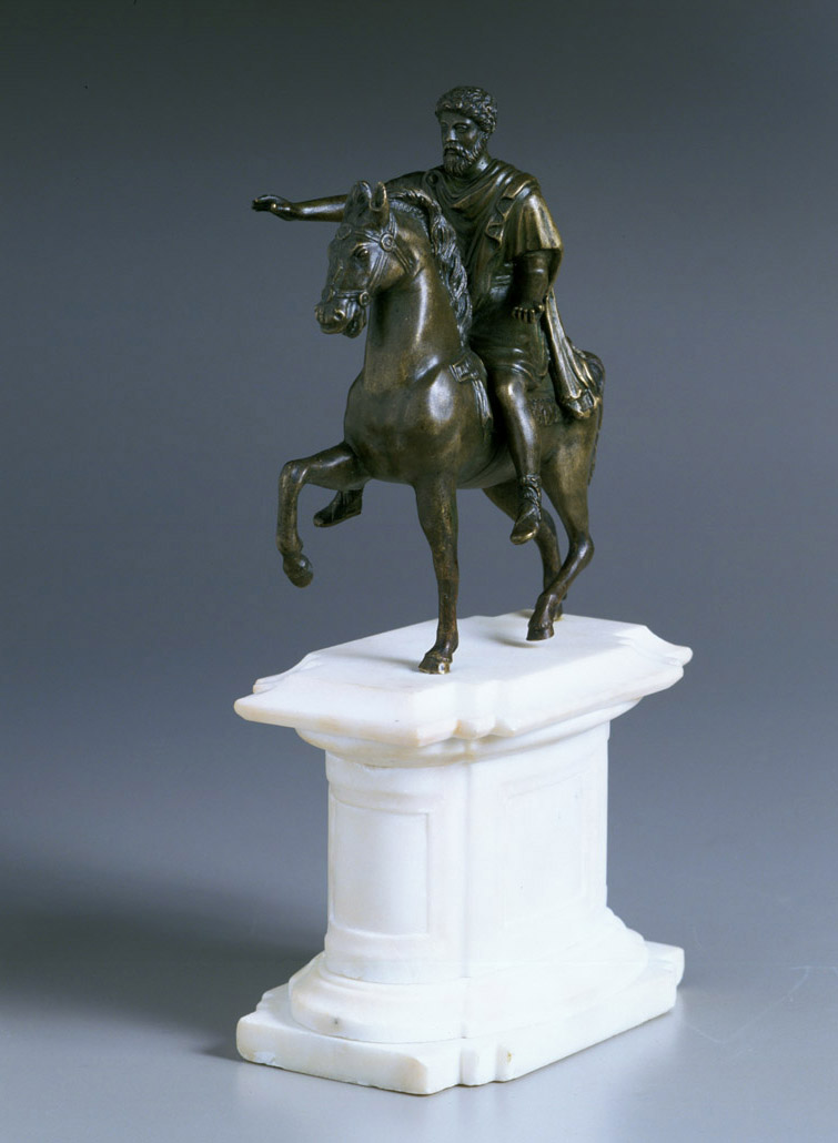 statua equestre dell'Imperatore Marco Aurelio (scultura) - ambito romano (prima metà sec. XIX)